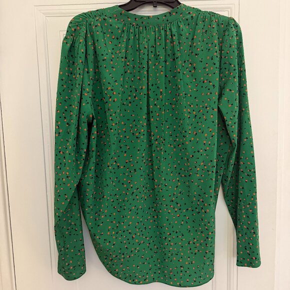 Veronica Beard Printed Silk Blouse - Picture 2 of 3